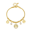 Pulseira Feminina Árvore da Vida Luxuosa
