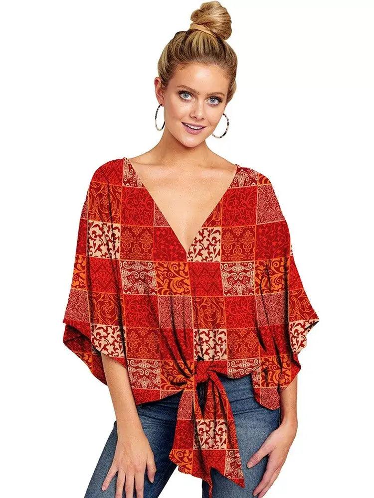 Blusa Feminina Gola V Ellie