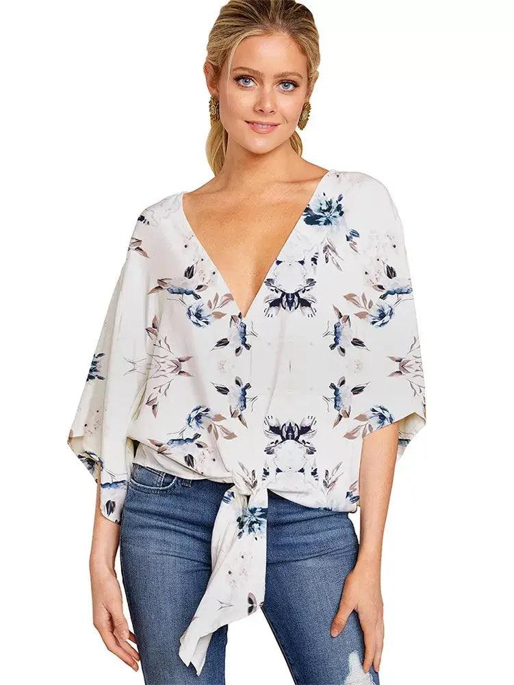 Blusa Feminina Gola V Ellie