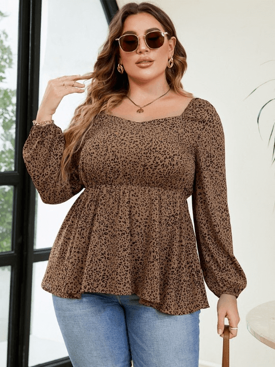 Blusa Casual Feminina Savana Plus Size