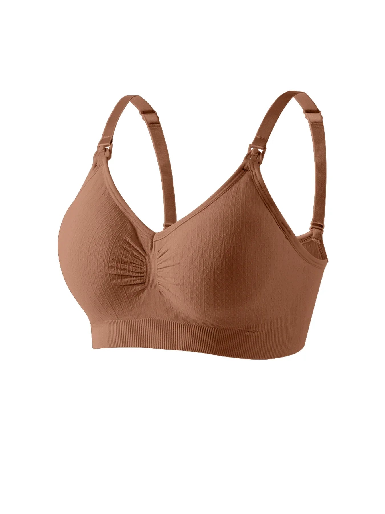 Sutiã de Amamentação Confortável com Fivela Frontal e Bojo Removível